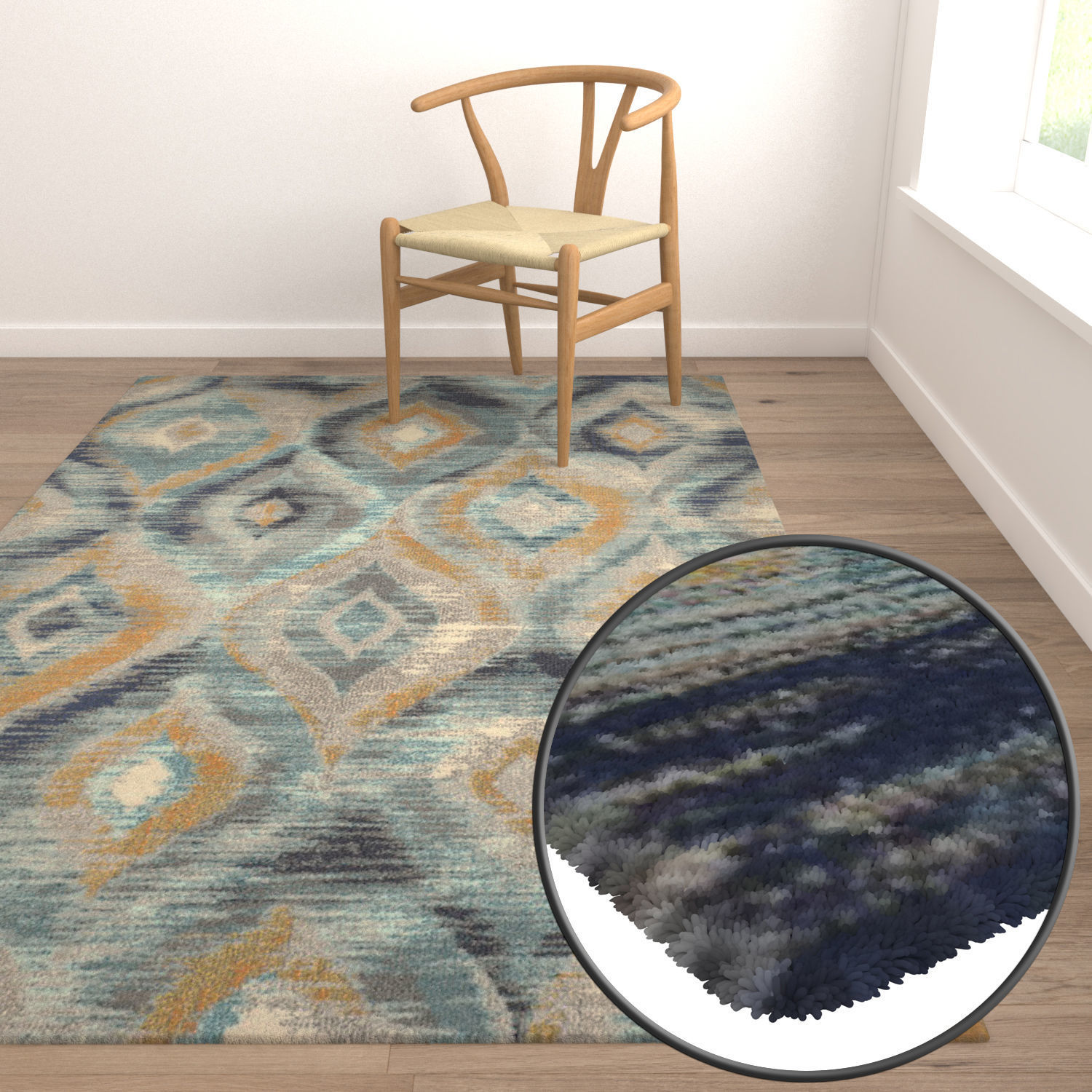 Rug Set 2100 3D model_5