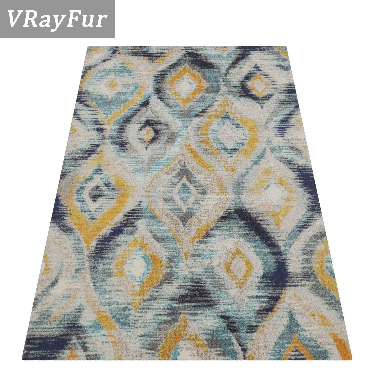 Rug Set 2100 3D model_2
