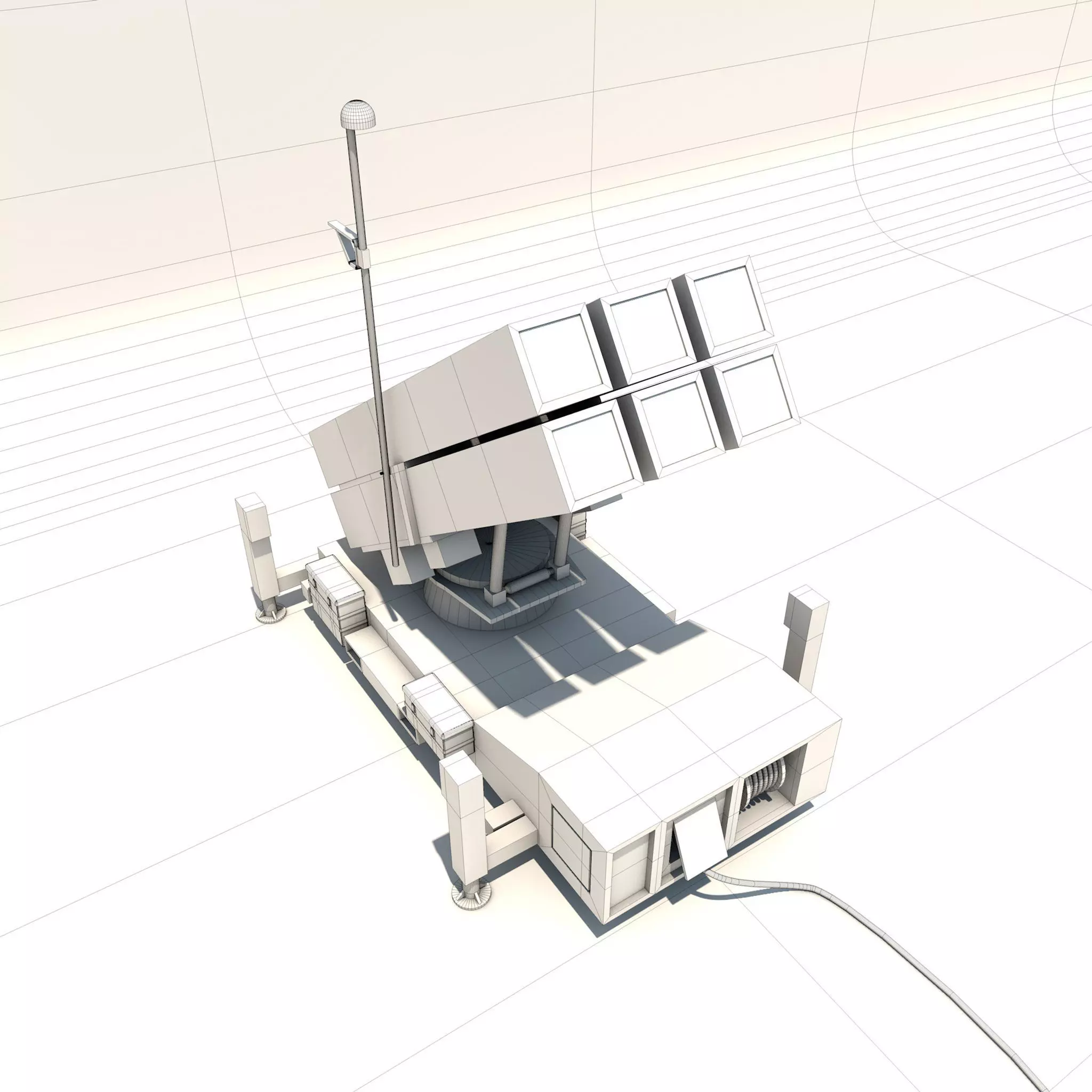 NASAMS Launcher 3D model_0