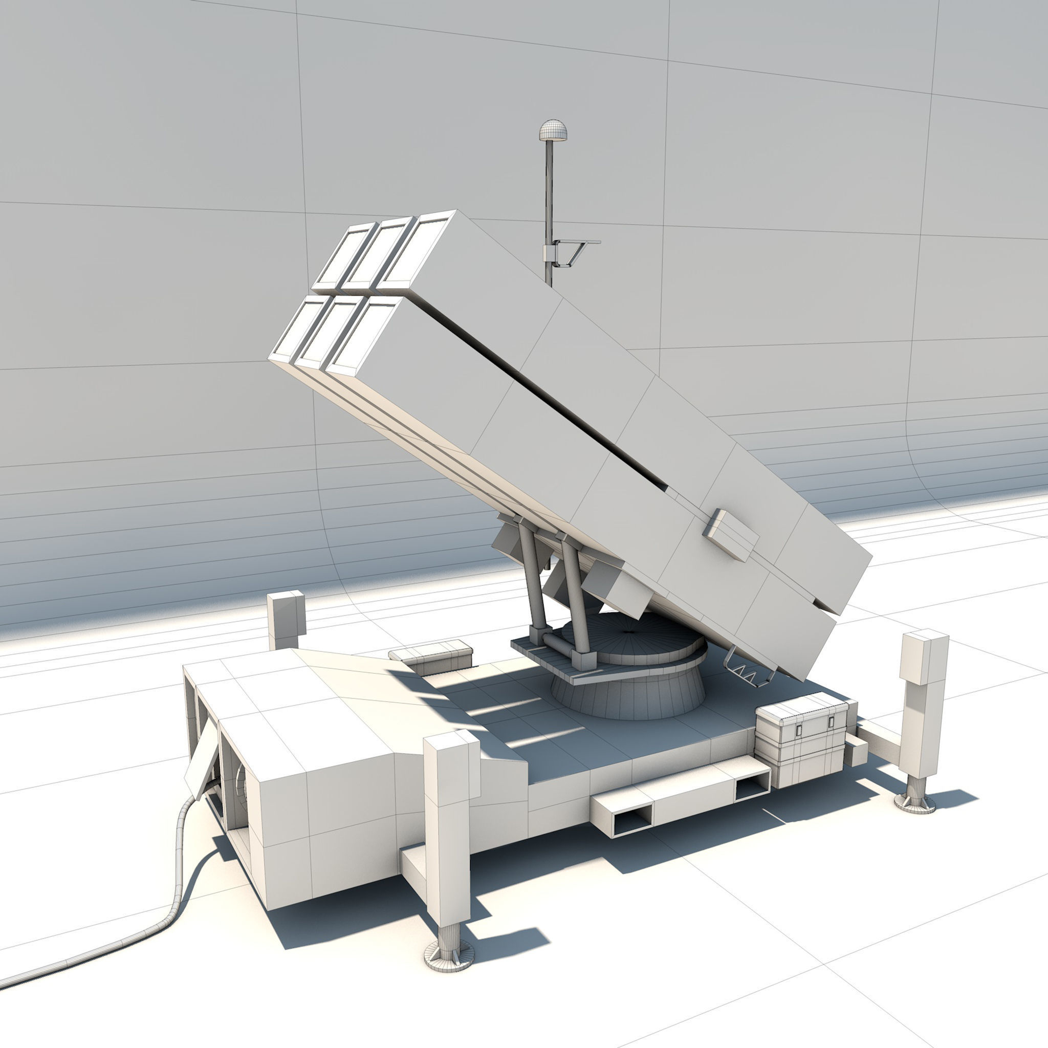NASAMS Launcher 3D model_1