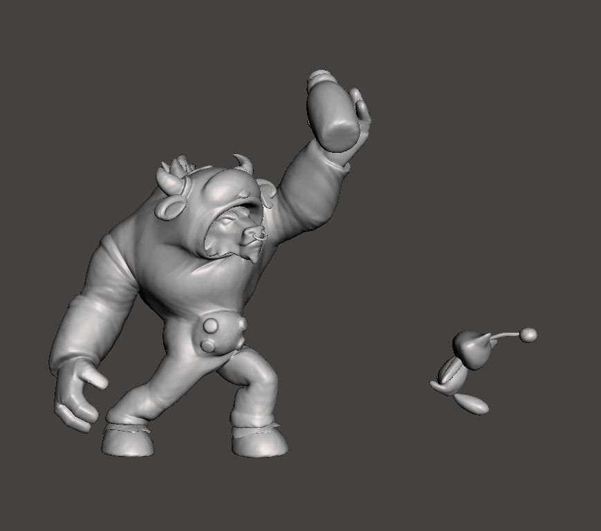 Moo Cow Alistar 3D Model 3D print model_2