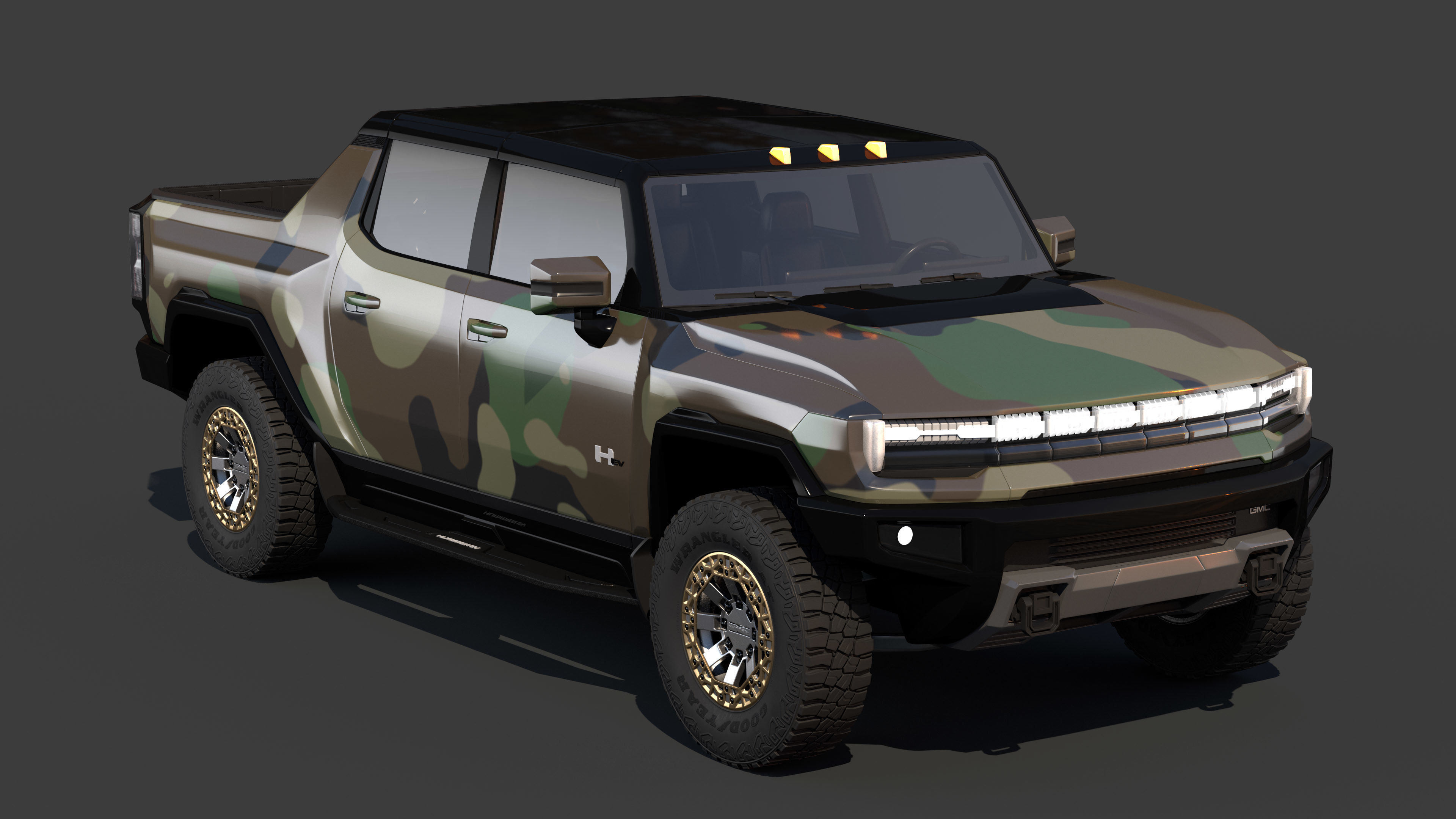 Hummer ev 3D model_4