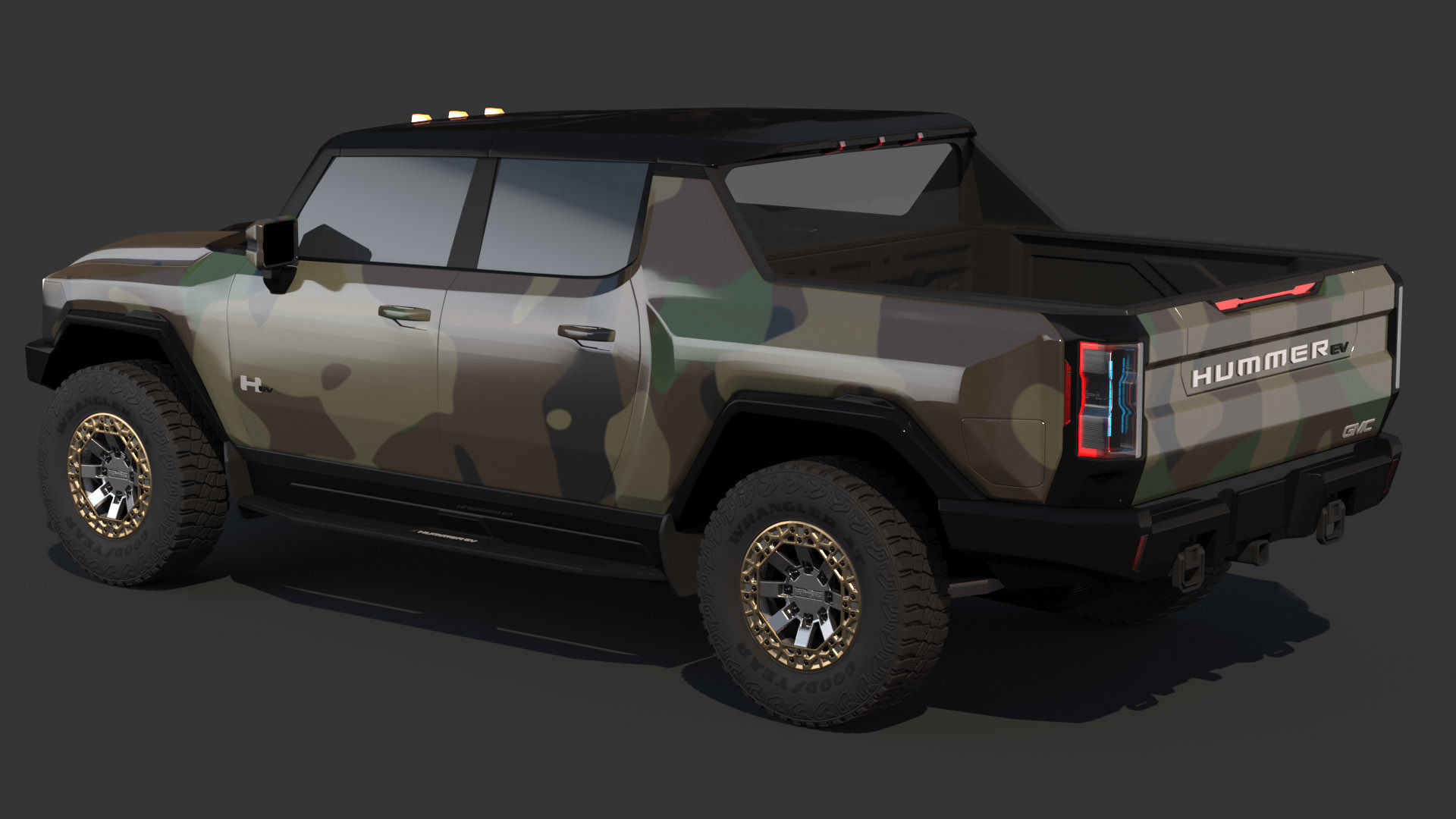 Hummer ev 3D model_9