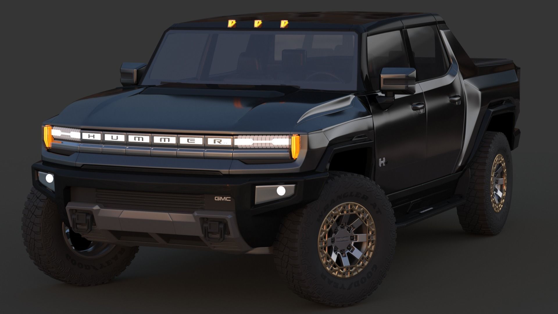 Hummer ev 3D model_8