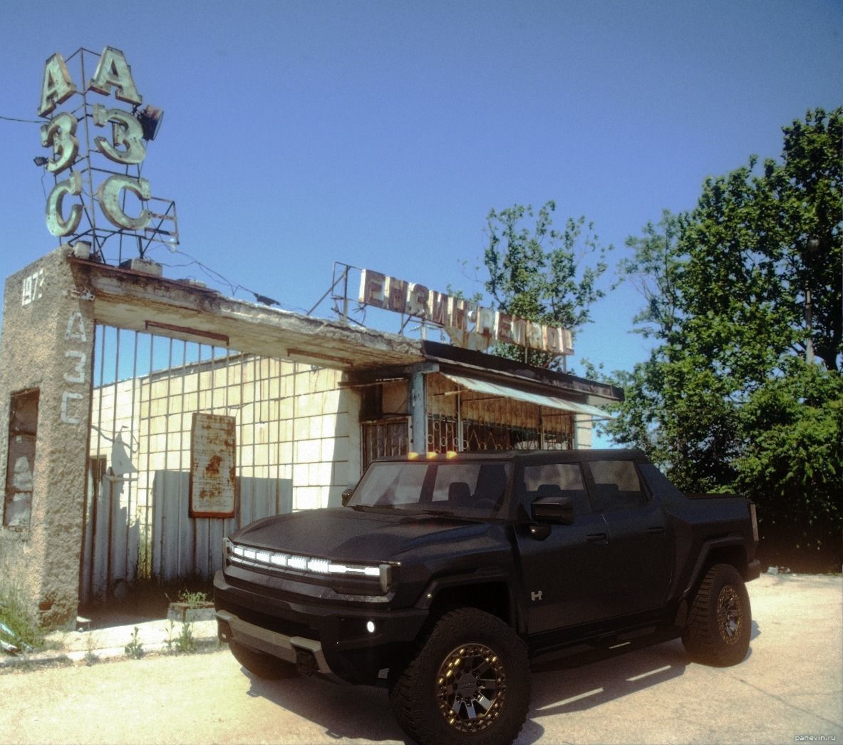 Hummer ev 3D model_16