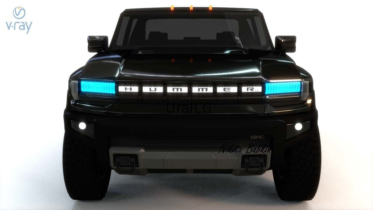 Hummer ev 3D model_14