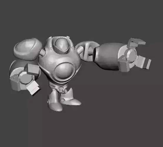 I blitzcrank 3D Model robot
