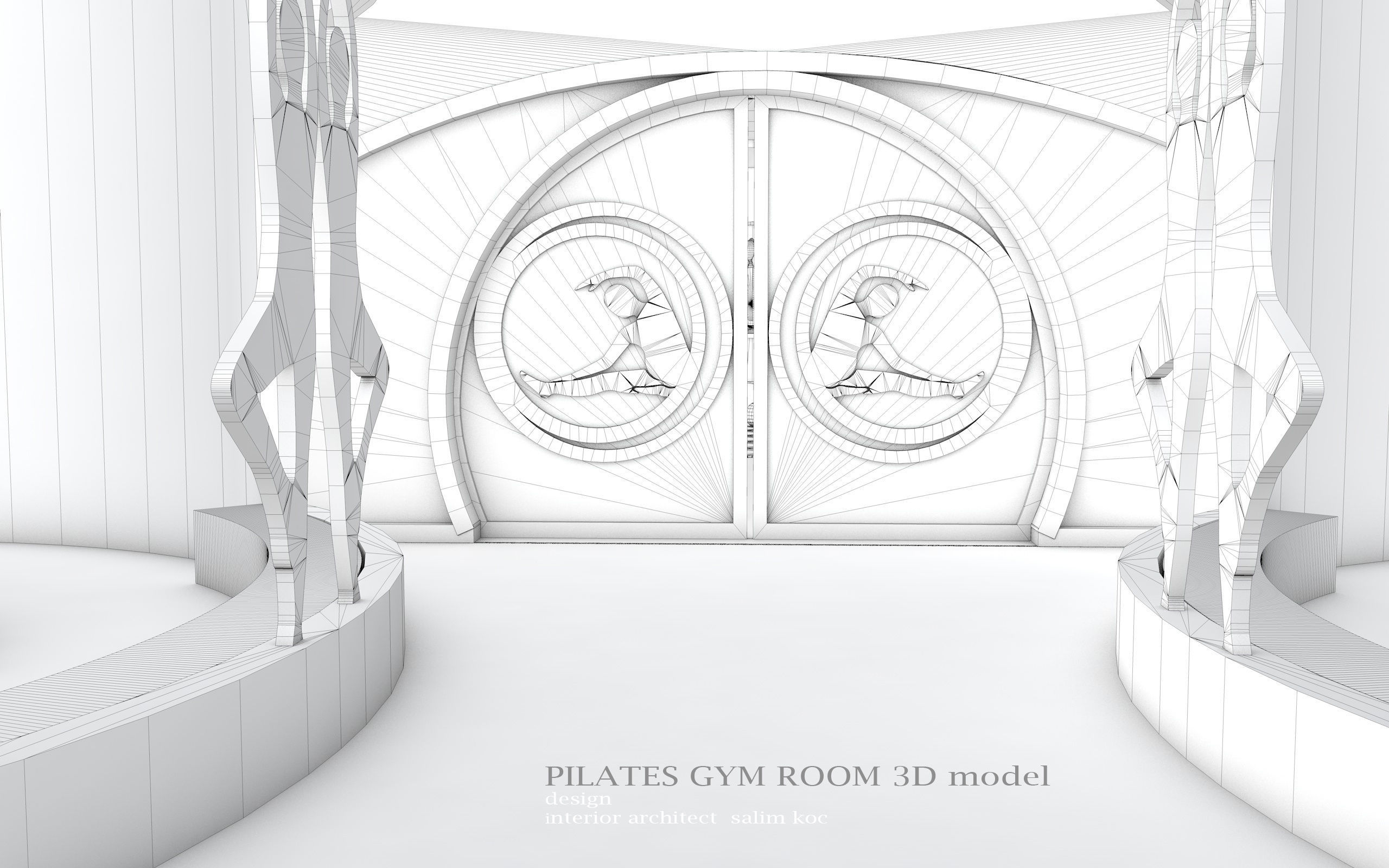 Pilates gym 3d model 3D model_18