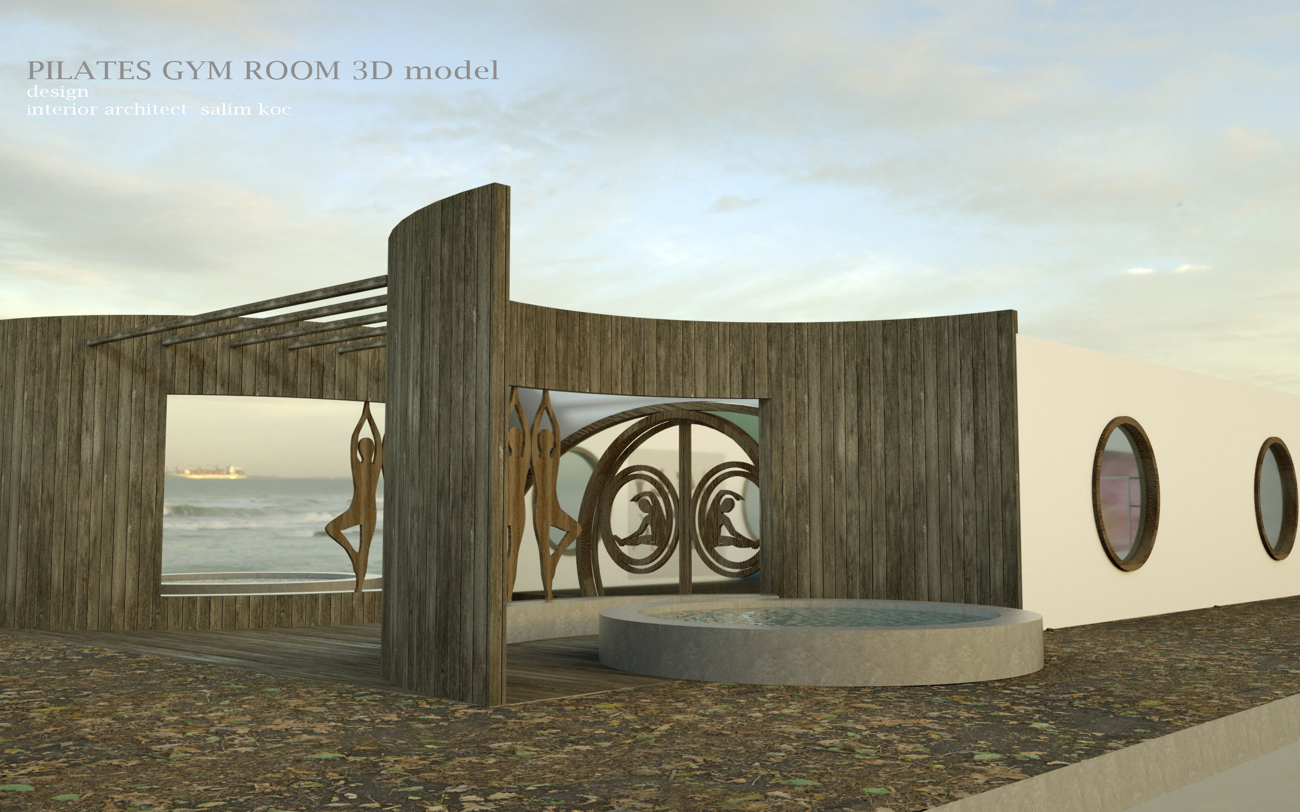 Pilates gym 3d model 3D model_9