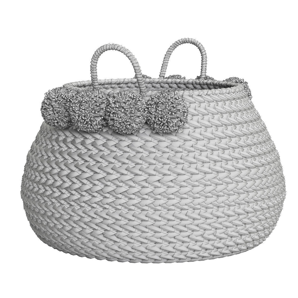 Baskets Set 03 3D model_9