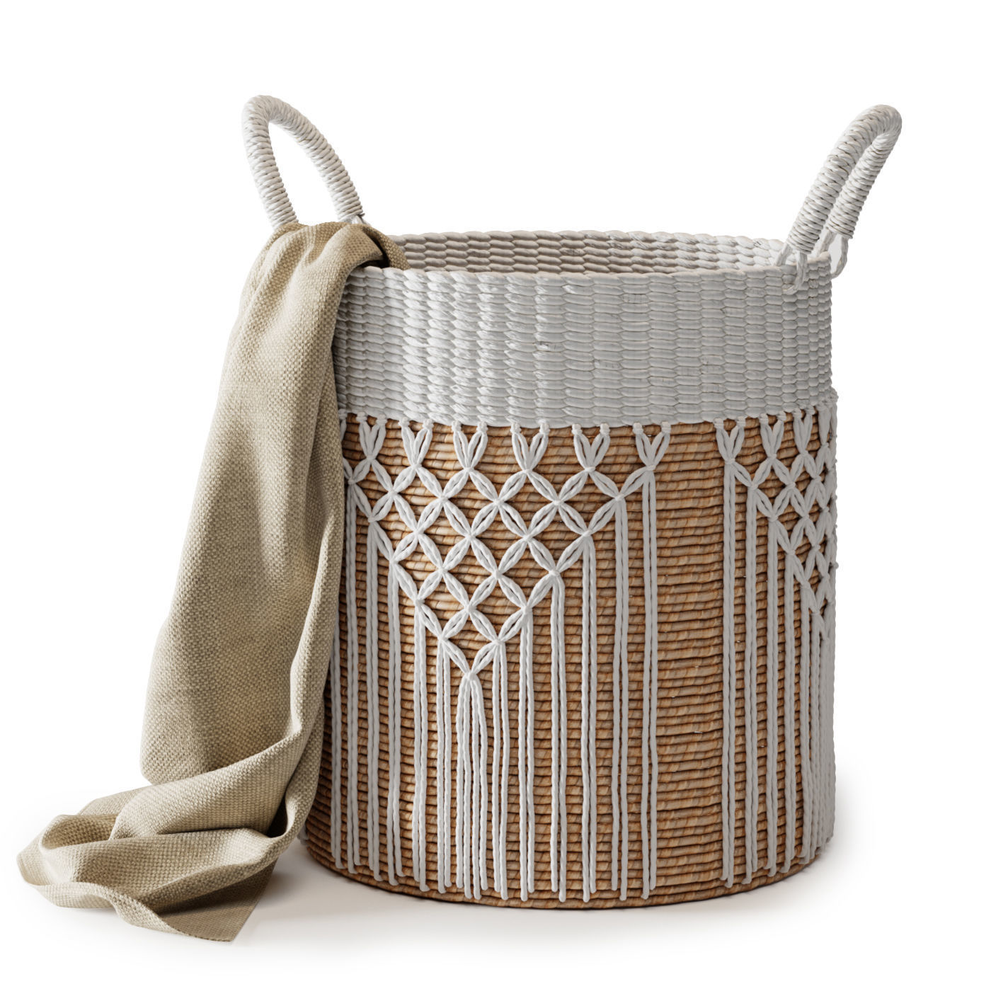 Baskets Set 03 3D model_1