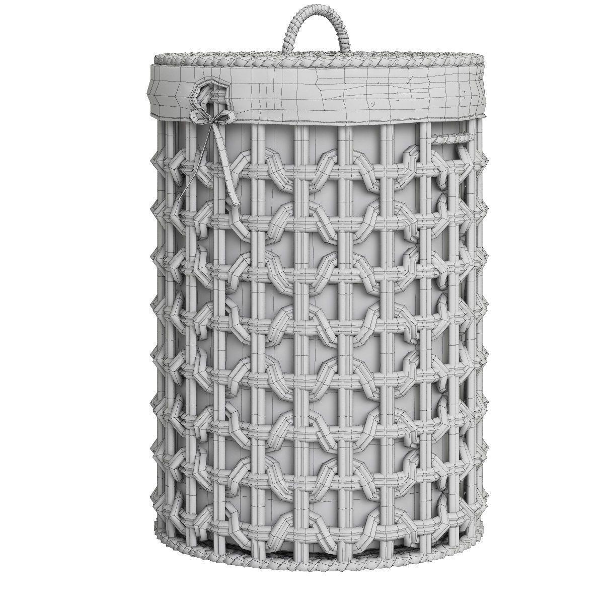 Baskets Set 03 3D model_8