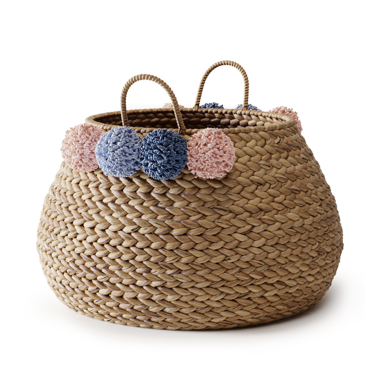 Baskets Set 03 3D model_3