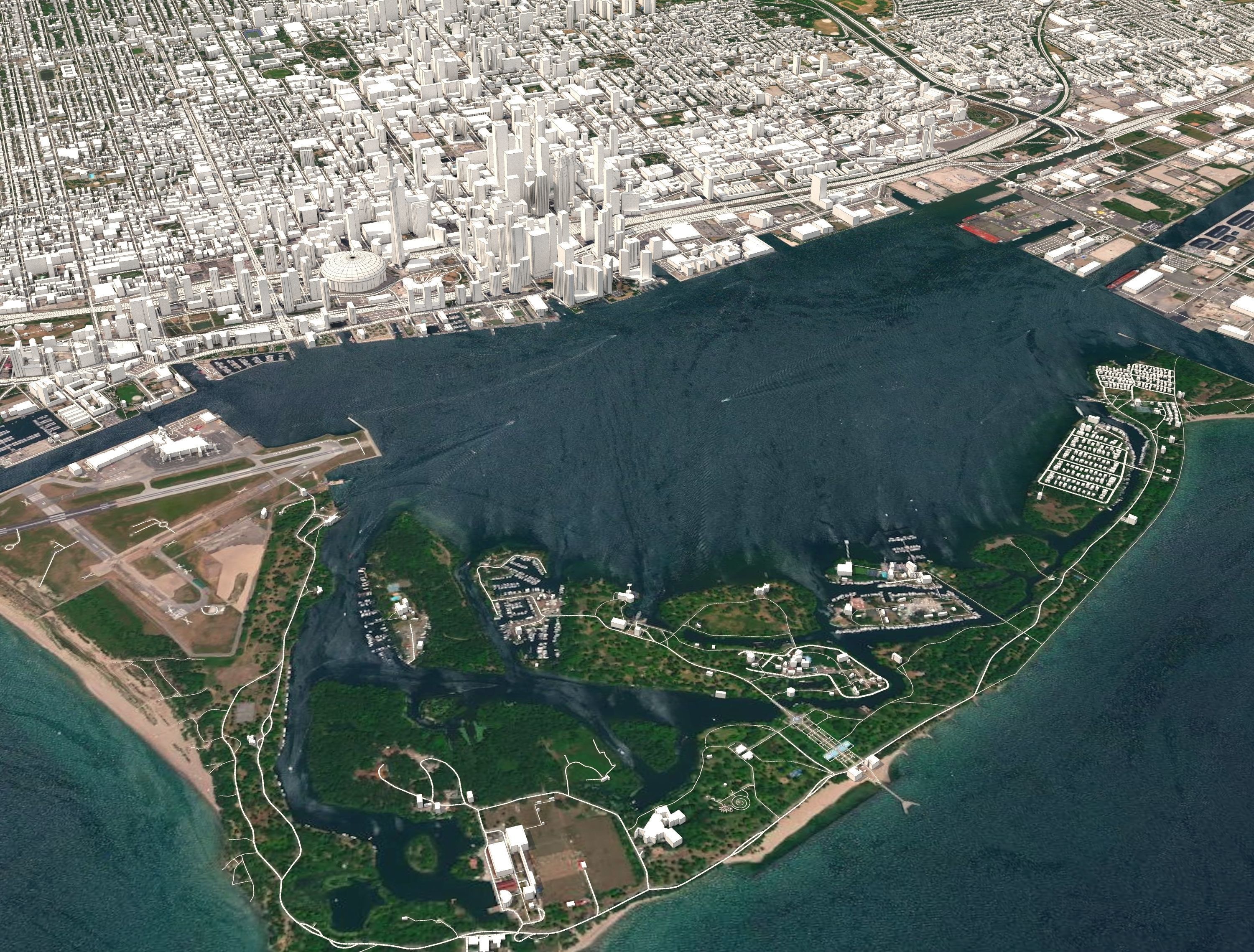 Cityscape Toronto Canada 3D model_1