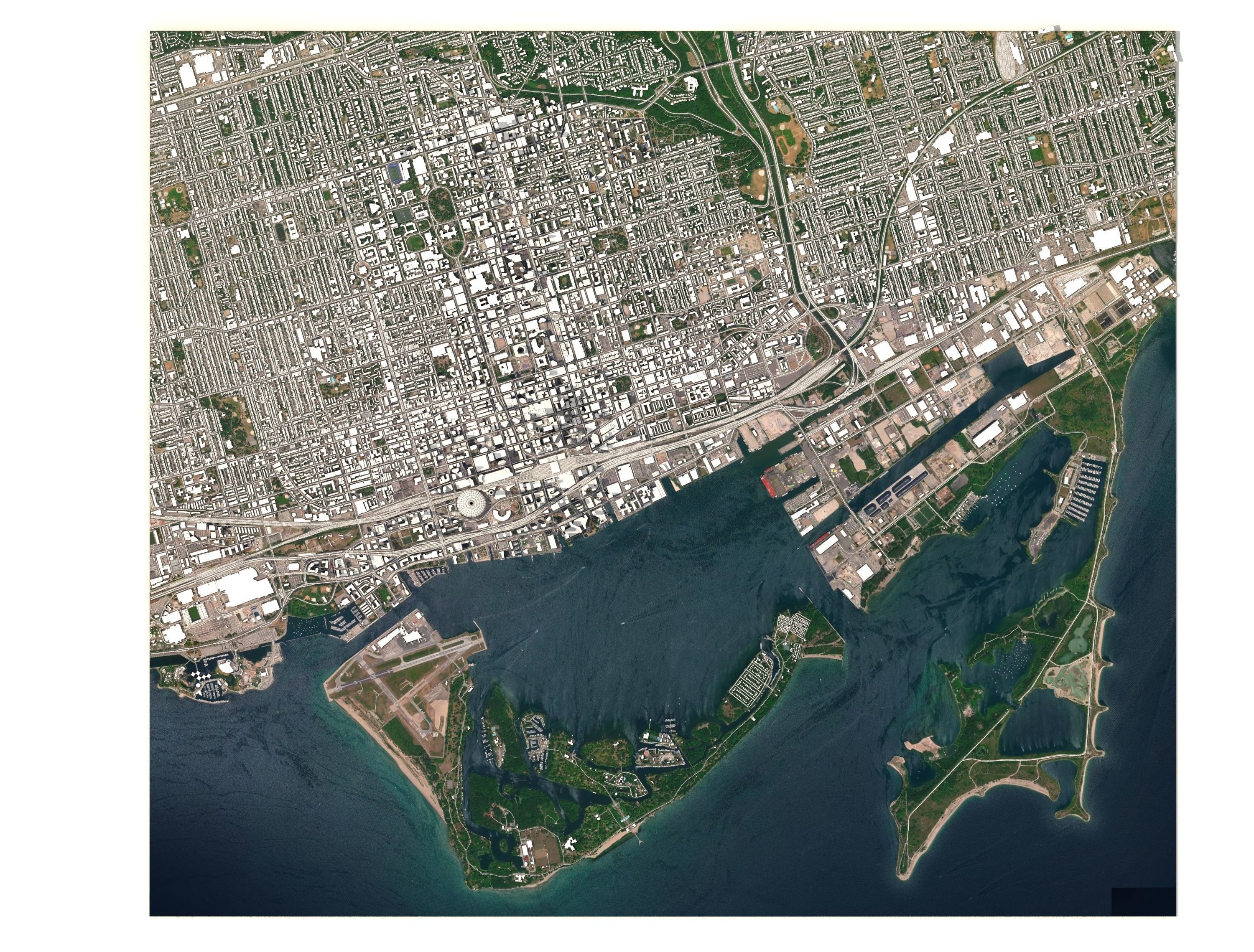 Cityscape Toronto Canada 3D model_5