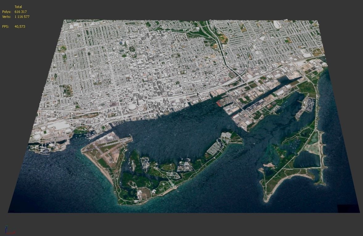 Cityscape Toronto Canada 3D model_11