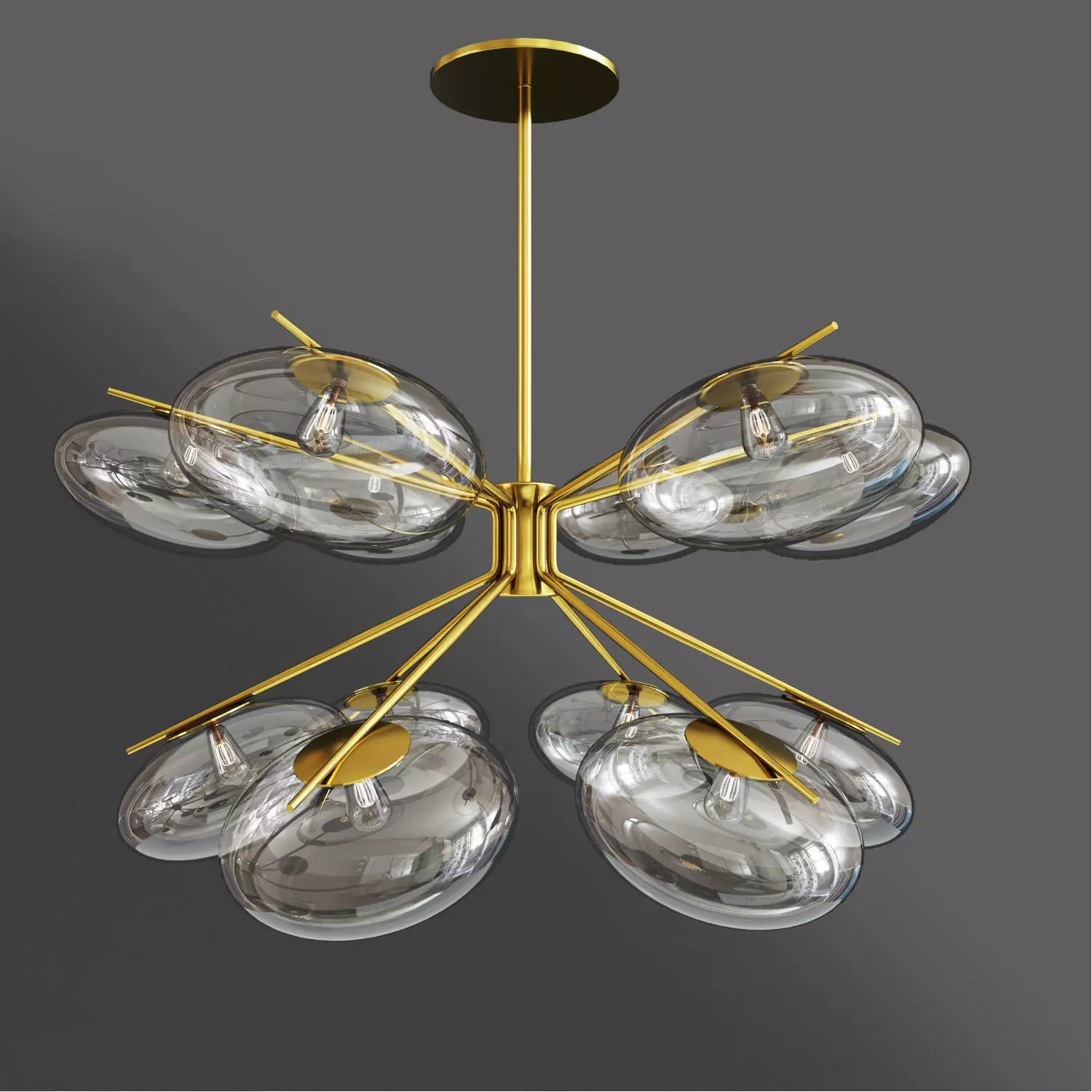 Modern Ceiling Light Chandelier 3D model