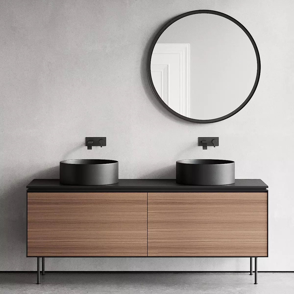 Nic Design Lama Vanity unit Set 3 3D model