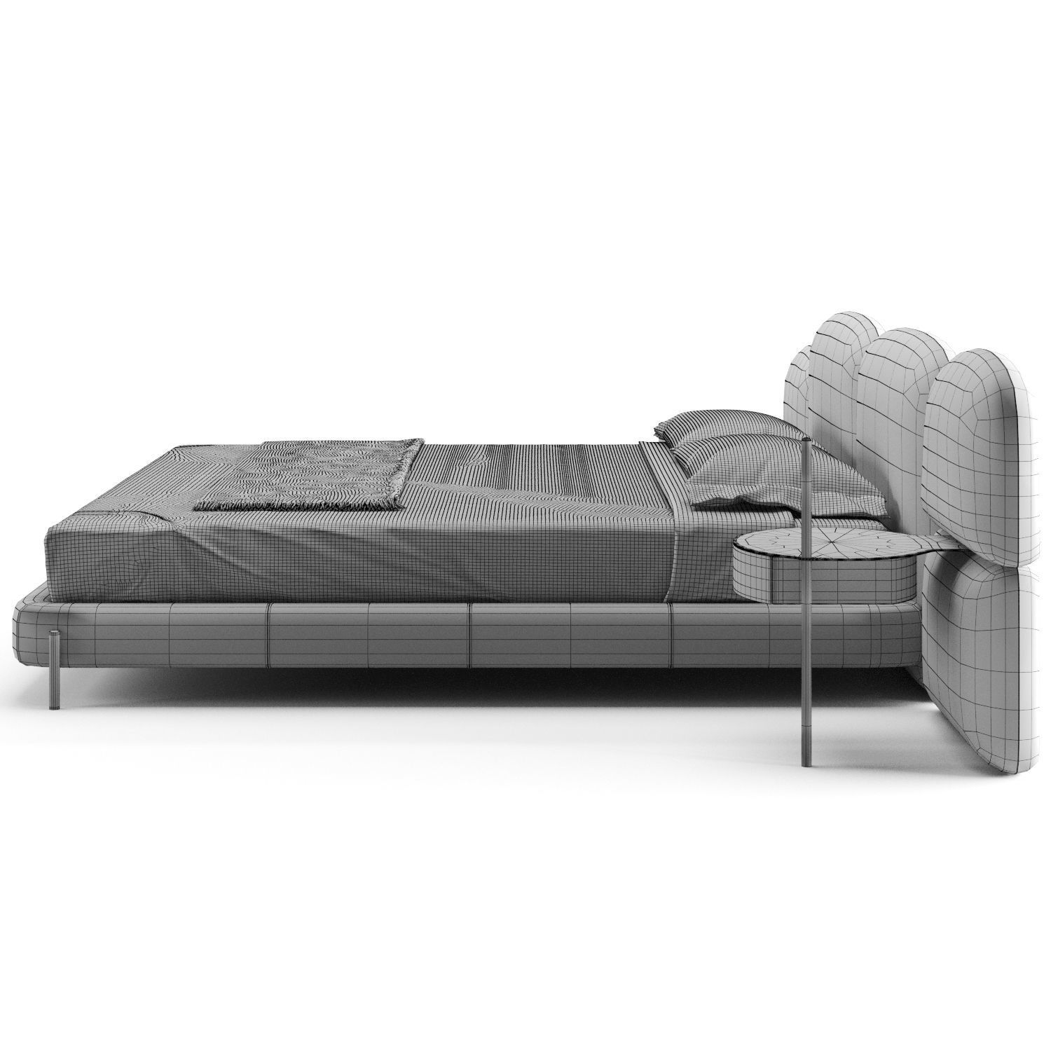 Baxter Stone Bed 3D model_14