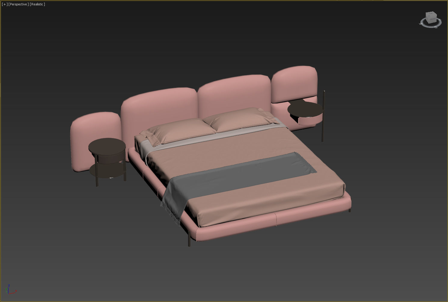 Baxter Stone Bed 3D model_21