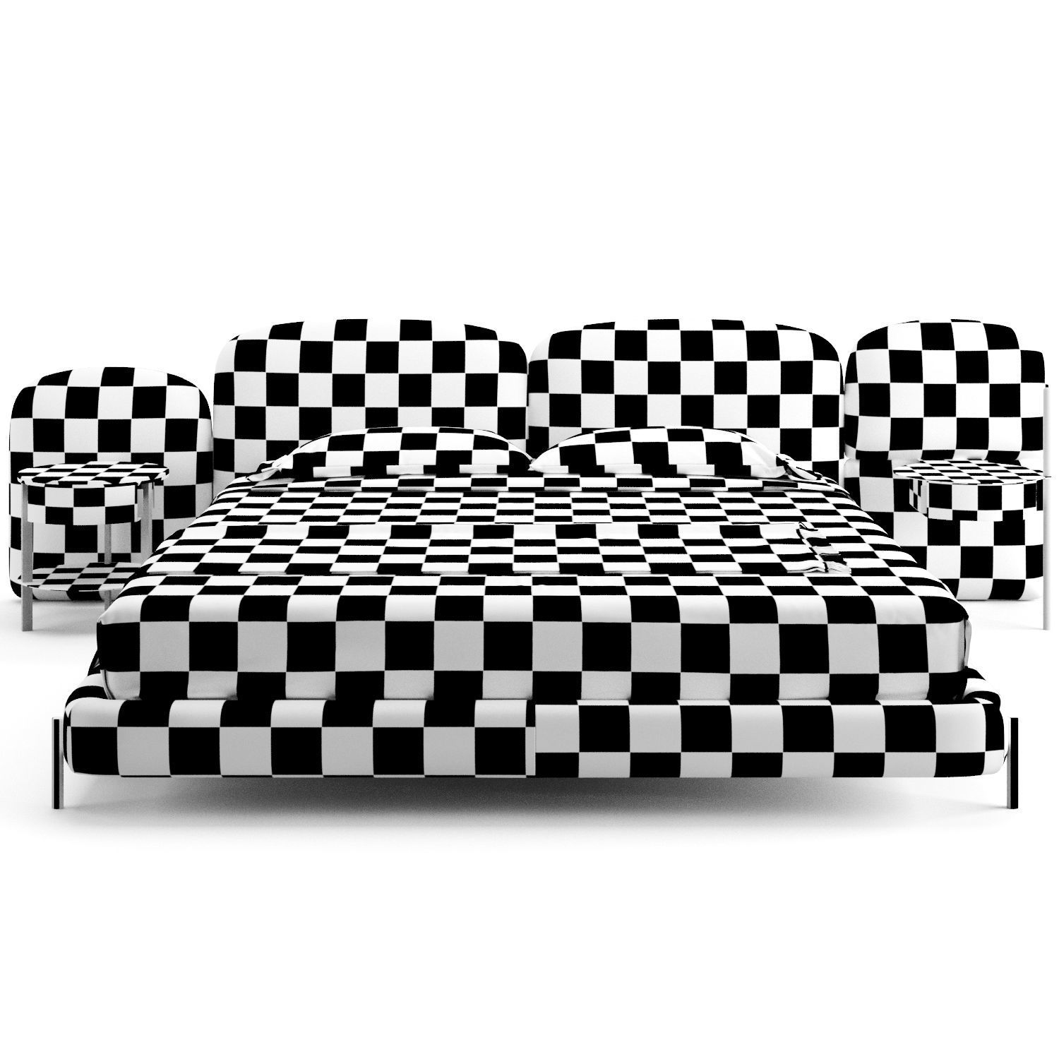 Baxter Stone Bed 3D model_3