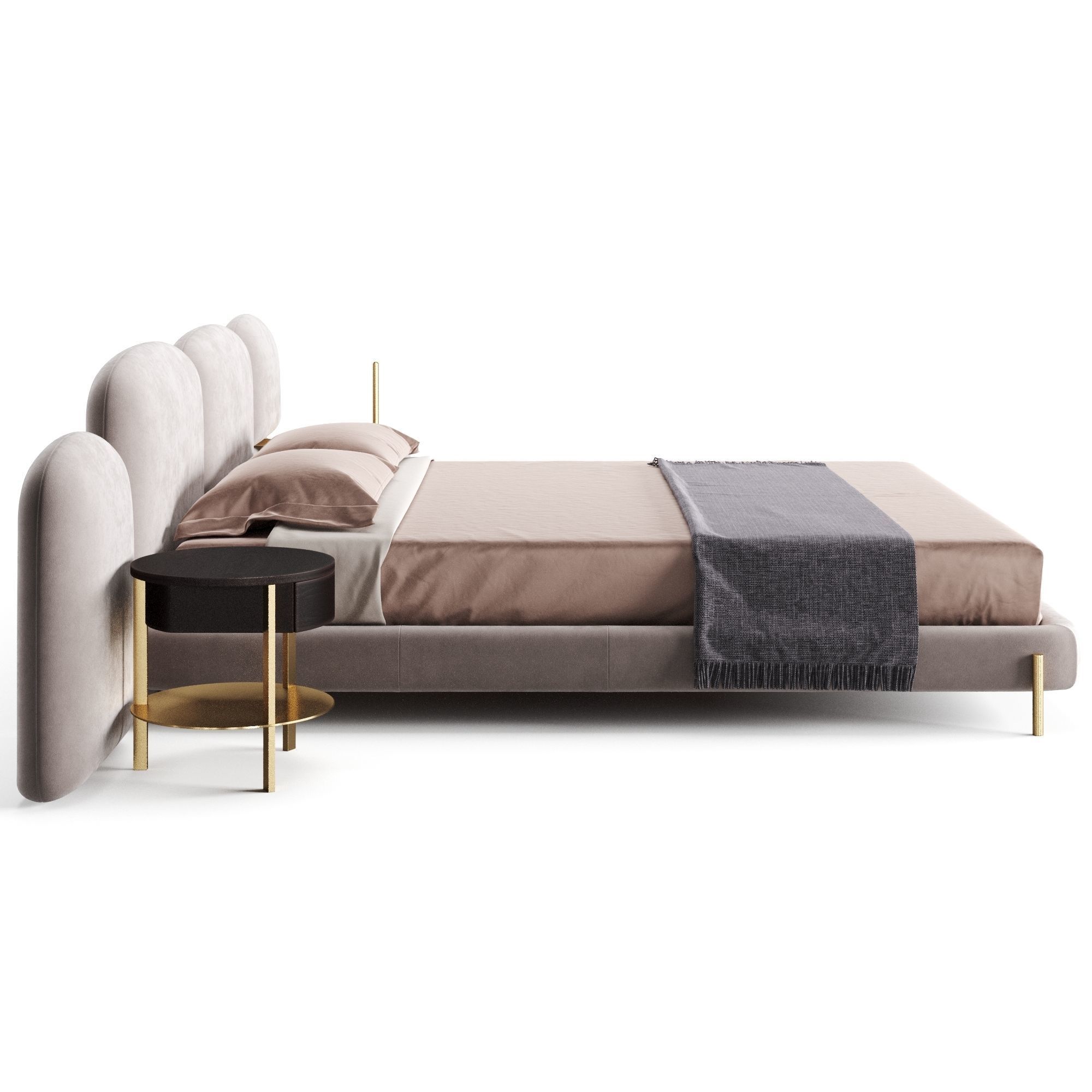 Baxter Stone Bed 3D model_7