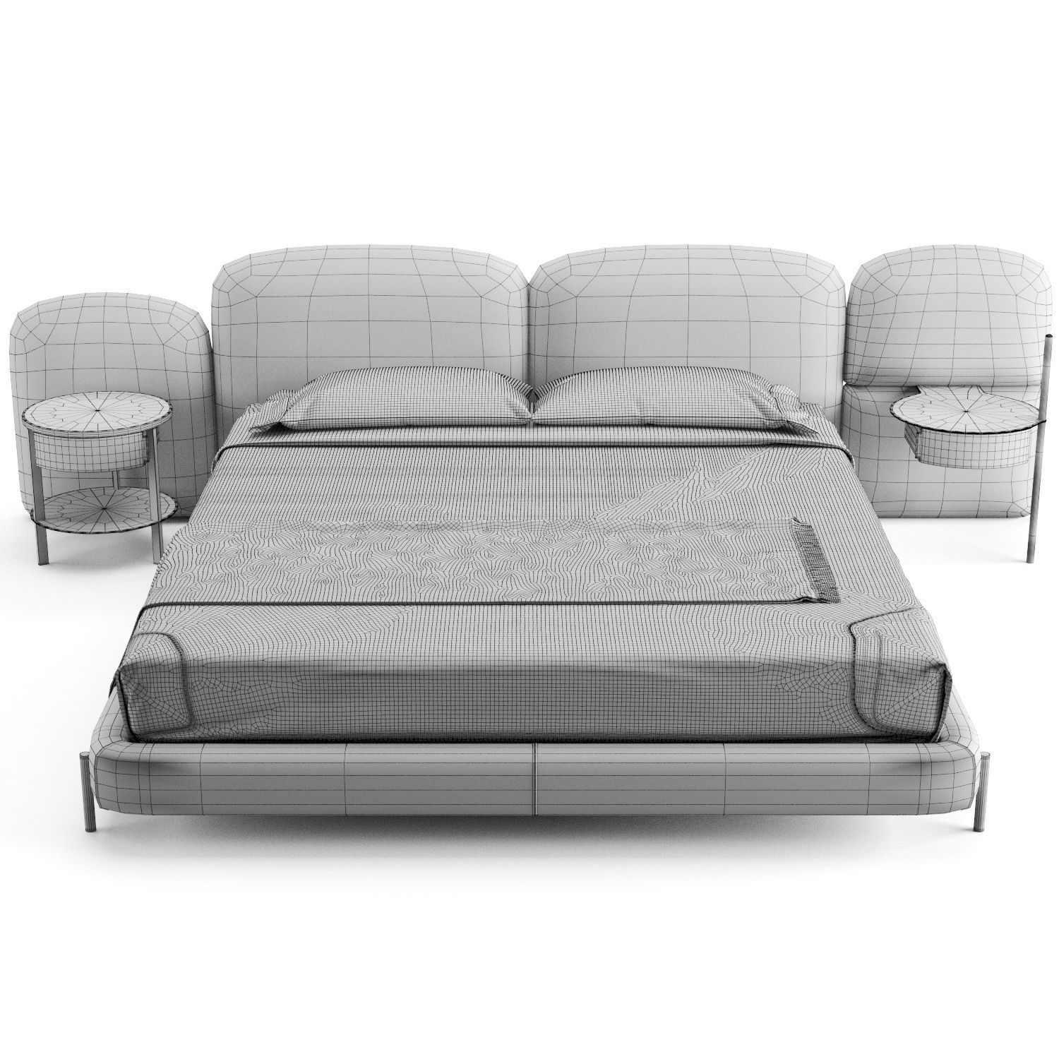 Baxter Stone Bed 3D model_17