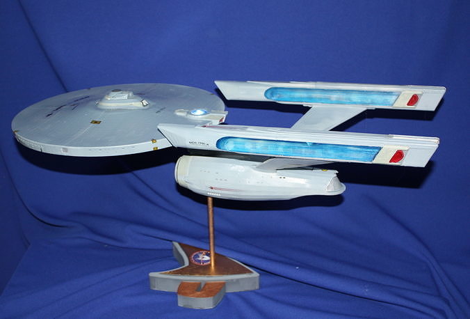 Enterprise - 1701 - A illuminable 3D print model