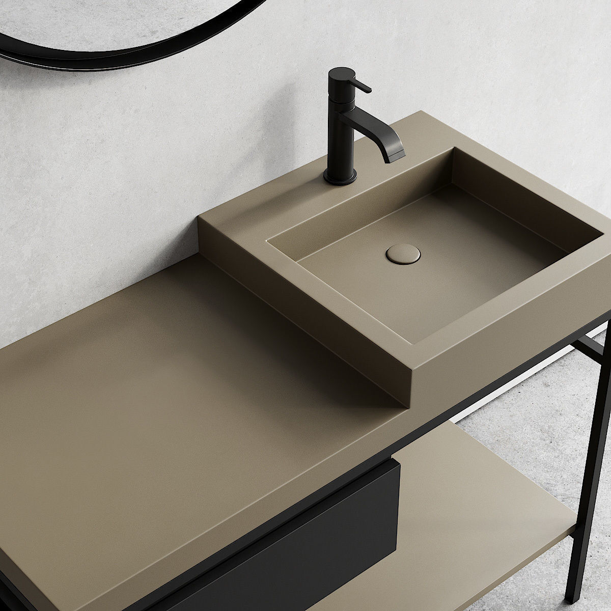 Nic Design Semplice 105 Vanity unit 3D model_1