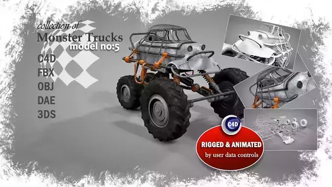 Monster Truck 5 3D model