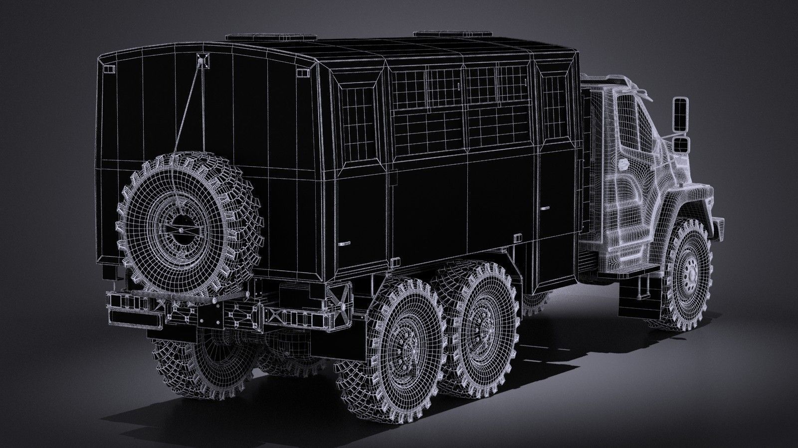 GAZ Ural Next 2015 Rotational Bus 3D model_15