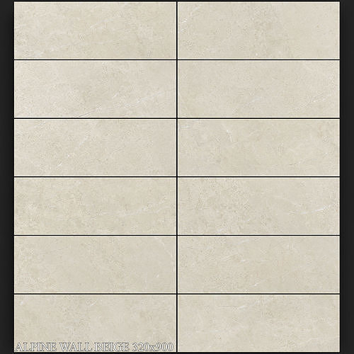 Peronda Alpine Wall Beige 320x900 3D model
