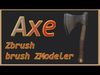 Axe of a carpenter Free low-poly 3D model_1