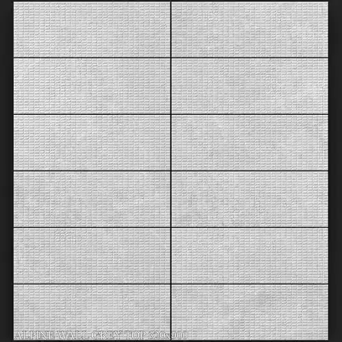 Peronda Alpine Wall Grey Top 320x900