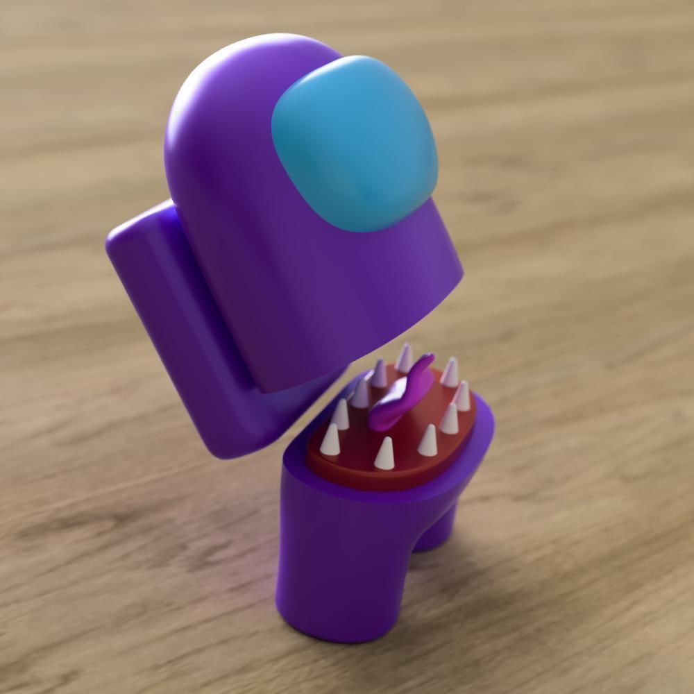 Among us figurine 3D print model_13