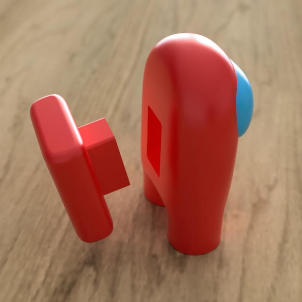 Among us figurine 3D print model_7