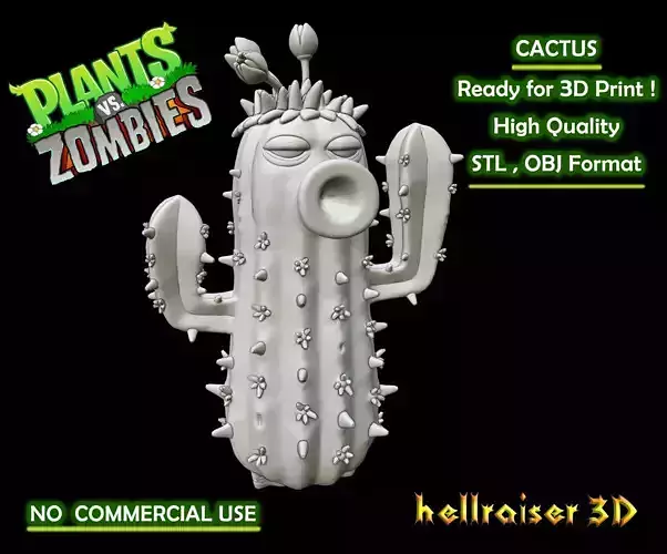 Plants vs Zombies - Cactus