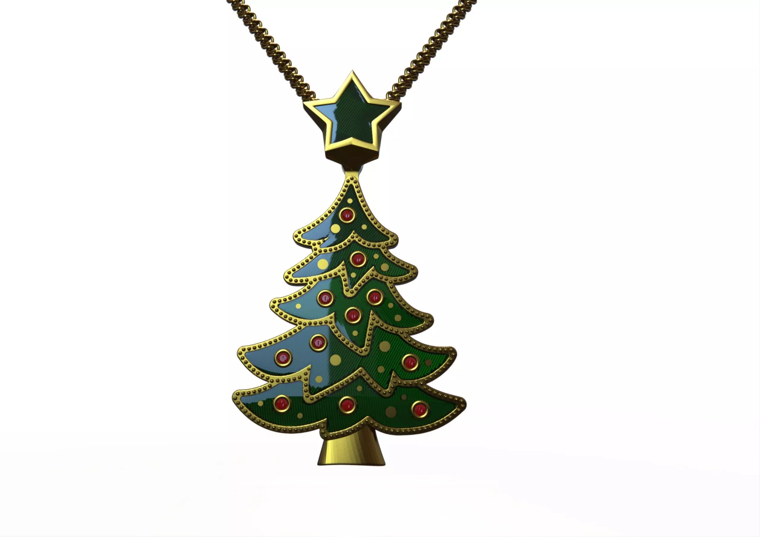 Cristmas pendant Free 3D print model