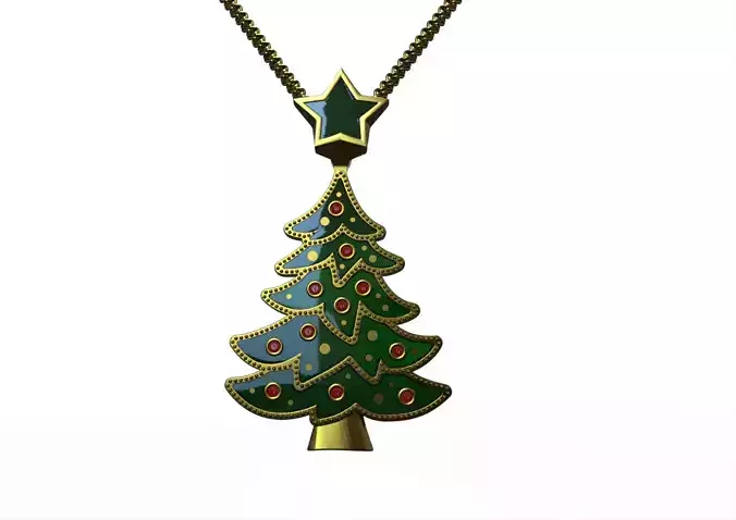 Cristmas  pendant Free 3D print model
