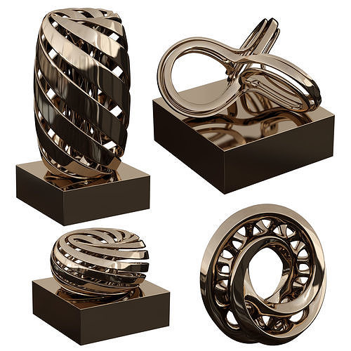 metal decor 3D model
