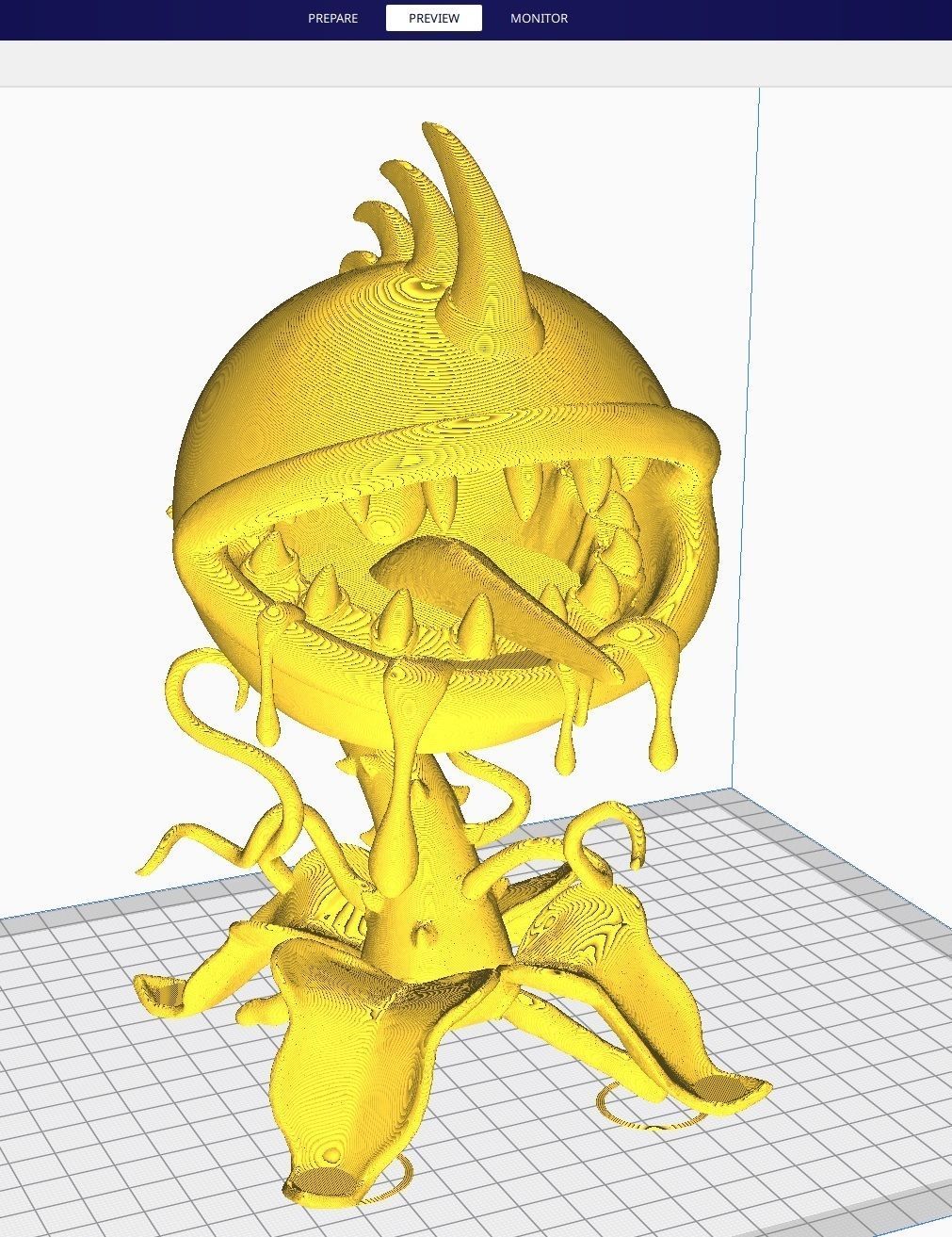 Plants vs Zombies - Chomper 3D print model_2