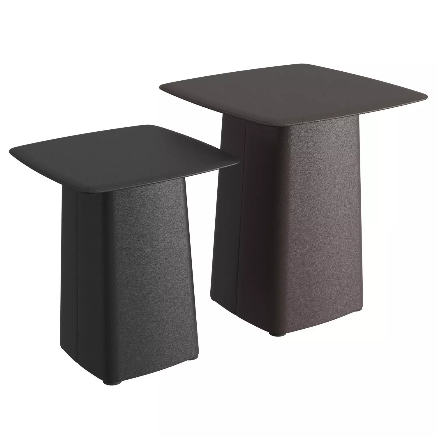 Leather Side Tables 3D model_0