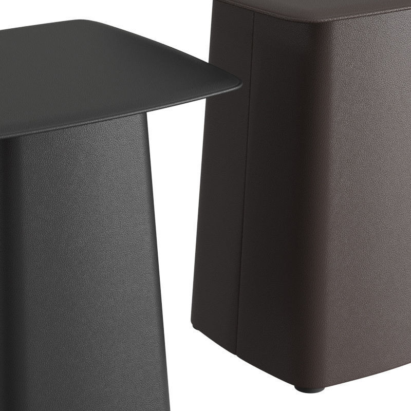 Leather Side Tables 3D model_3