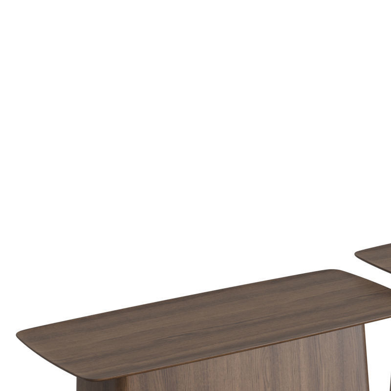 Wooden Side Table 3D model_1
