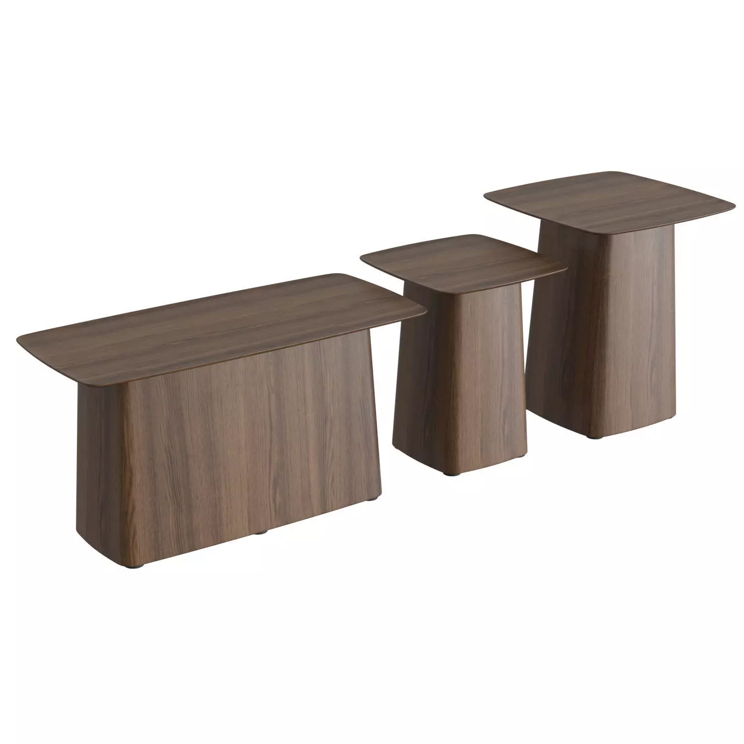 Wooden Side Table 3D model_0