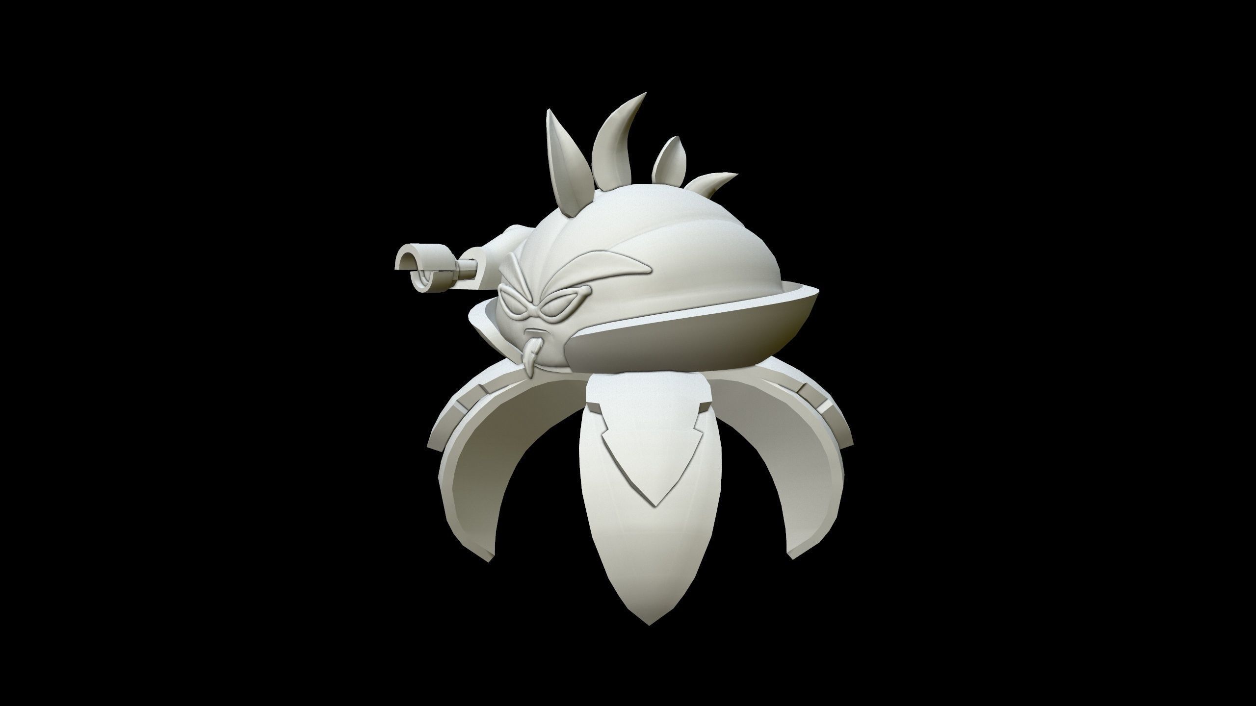 Plants vs Zombies - Citron 3D print model_12