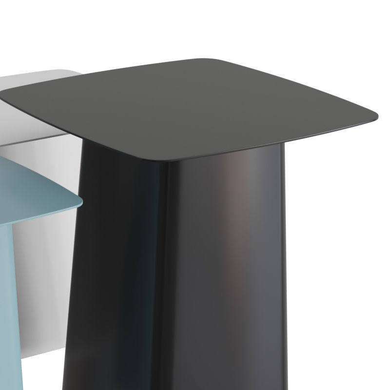 Metal Side Tables Outdoor 3D model_2