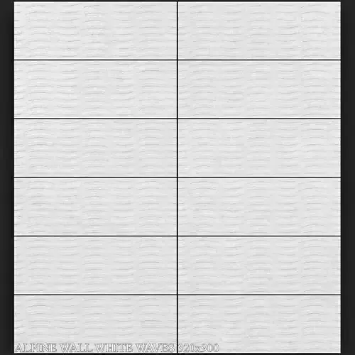 Peronda Alpine Wall White Waves 320x900
