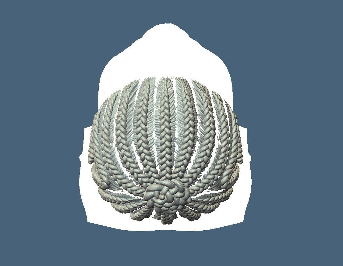 Braid Hairstyle 07 3D print model_6