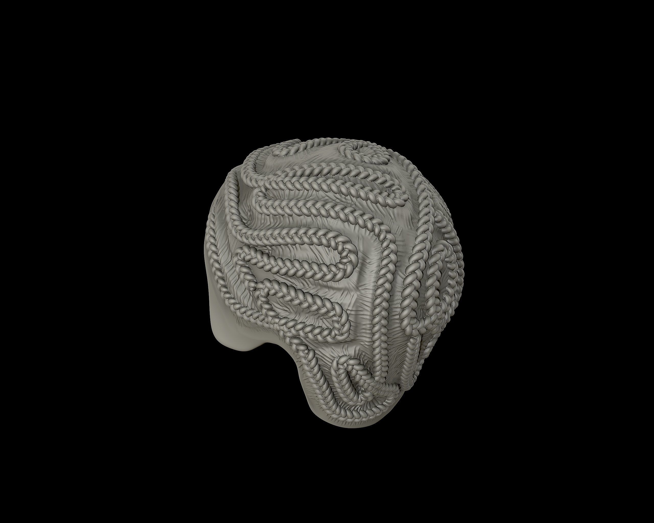 Braid Hairstyle 09 3D print model_13